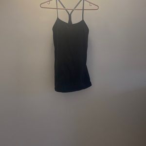 LULULEMON Power Y Tank, size 10, black